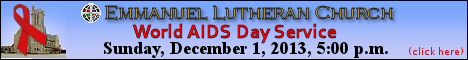 ELC, Rockford IL - World AIDS Day Service, Dec. 1