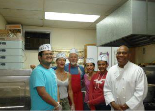 Soup Kitchen Volunteers, ELC Rockford IL